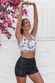 Ensemble haut de bikini blanc 