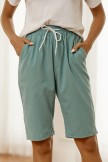 Plus Size Pockets Casual Shorts