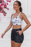 Ensemble haut de bikini blanc 