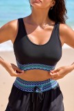 Black Sporty Athletic Short with Pockets