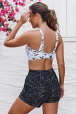 Ensemble haut de bikini blanc 