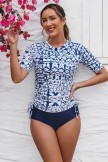 Ensemble haut tankini blanc g