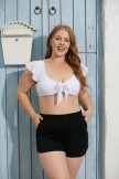 Black HighWaist Side Split Pockets Bottom