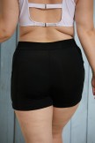 Black HighWaist Side Split Pockets Bottom
