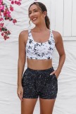 Ensemble haut de bikini blanc 