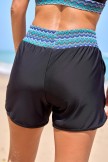 Black Sporty Athletic Short with Pockets
