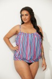 BANDEAU BLOUSON TANKINI SET